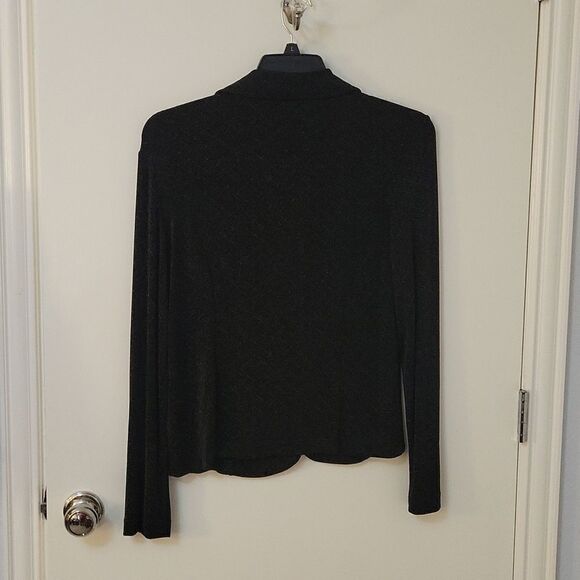 softwear BY MARK SINGER Chalk Stripe Button Down Academia Shacket - Picture 6 of 10